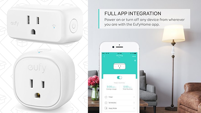 Eufy Smart Plug | $19 | Amazon | Clip the 15% couponEufy Compact Smart Plug | $25 | Amazon | Clip the 15% coupon
